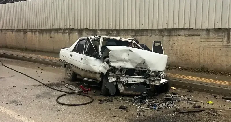 Samsun’da zincirleme kaza: 3 yaralı Samsun Haberleri