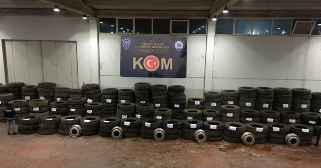 Denizli de piyasa değeri 3 milyon TL olan kaçak mala el konuldu Denizli Haberleri