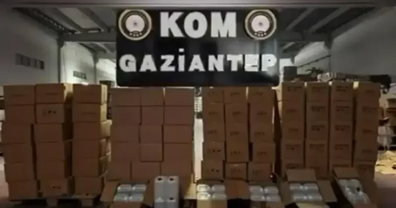 Gaziantep’te 4 bin 520 litre etil alkol ele geçirildi