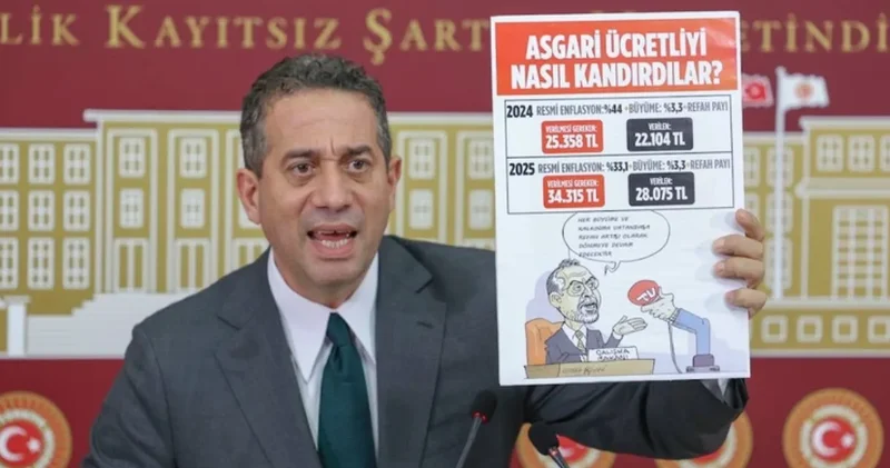 Ali Mahir Başarır sadece asgari ücreti konuştu