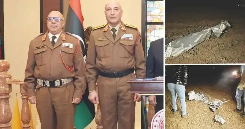 Ankara da acı kaza: Libyalı komutanları taşıyan jet düştü Gündem Haberleri