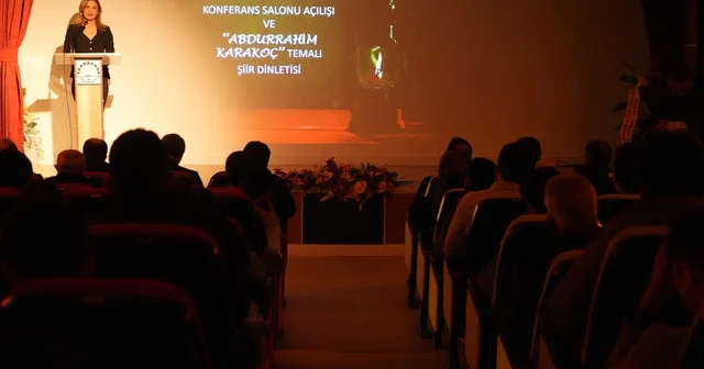 Bayburt ta sıfır atıkla yapılan konferans salonu şiir programıyla hizmete açıldı Bayburt Haberleri