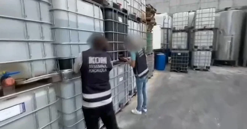 İstanbul merkezli sahte alkol operasyonu: 17,5 ton sahte alkol ele geçirildi