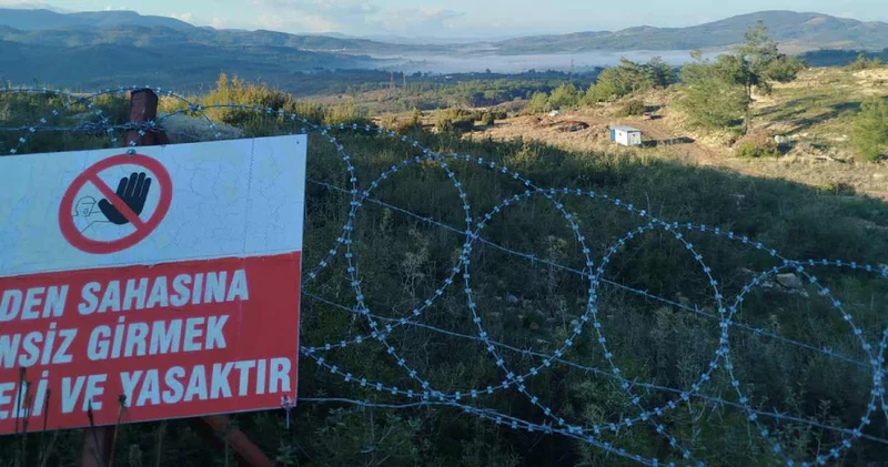 Akbelen de zeytinler tehdit altında! Dikenli tellerle çevirdiler!