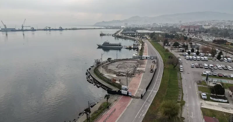 Samsun Büyükşehir den liman içine balık restoranı