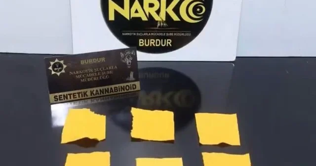 Burdur da polis ekiplerinden uyuşturucu operasyonu Burdur Haberleri