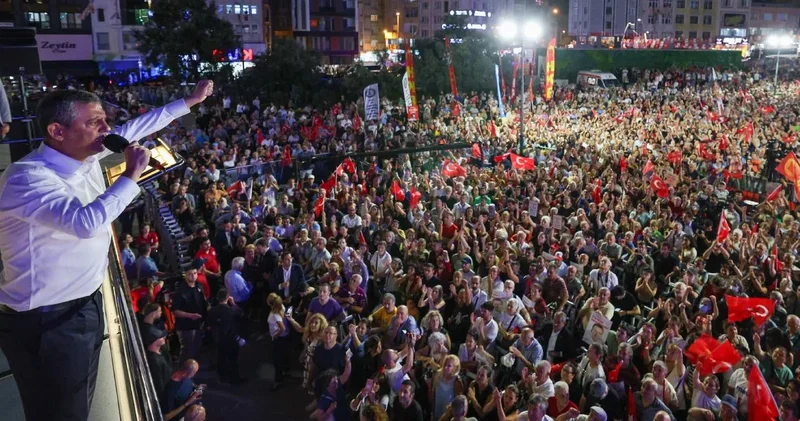 CHP den 9 ayda 77 miting! Millet İradesine Kağıthane de Sahip Çıkıyor