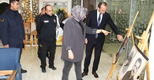 Kahramanmaraş ta halıdan tuvale uzanan sergi yolculuğu Kahramanmaraş Haberleri