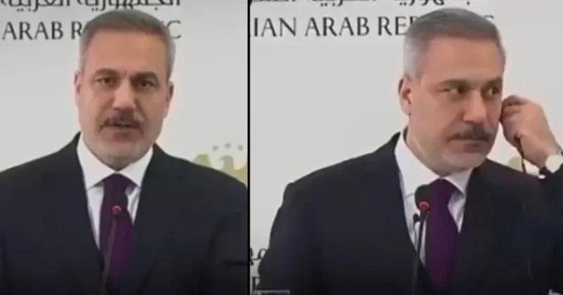 Hakan Fidan gelen anonsla şoke oldu: Görüntüler ortaya çıktı Sözcü Gazetesi