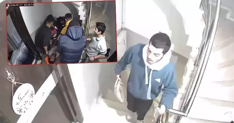 Beyoğlu nda bacağından bıçaklanarak ölen Ümit in son görüntüleri ortaya çıktı; ne yapıyorsun sen diyerek bağırdı