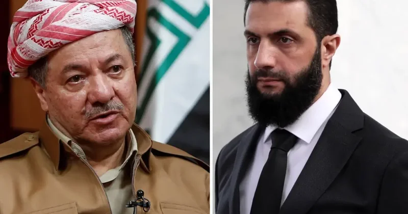 Barzani dcen Şara ya üstü kapalı tehdit: Asla kabul etmeyiz