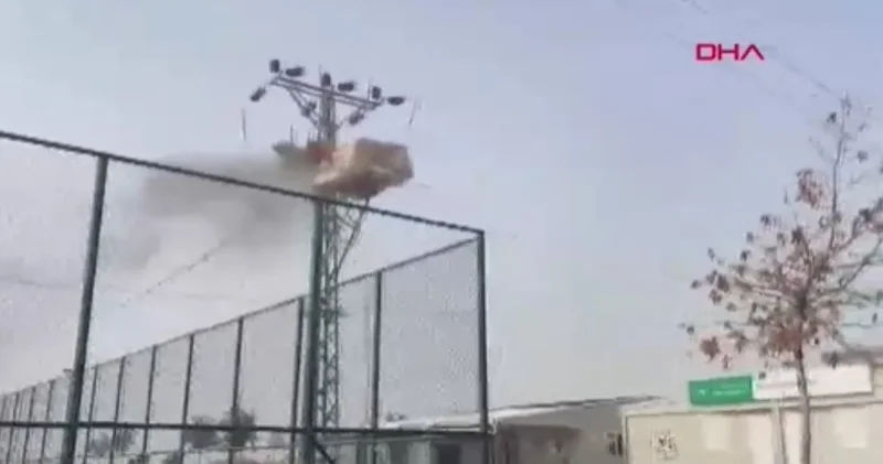 Gaziantep’in Nurdağı ilçesinde trafo yangını!