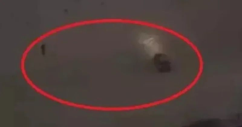 Karlı arazide drift yaptı: O anlar kamerada