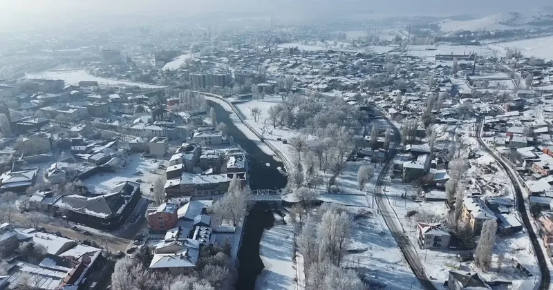 Kars’ta beyaz örtü