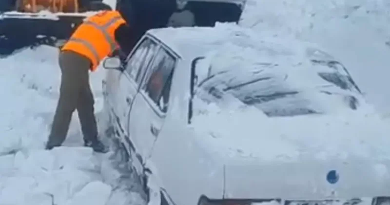 Hayvanlar aç kalmasın diye çıktığı yolda ölümden döndü