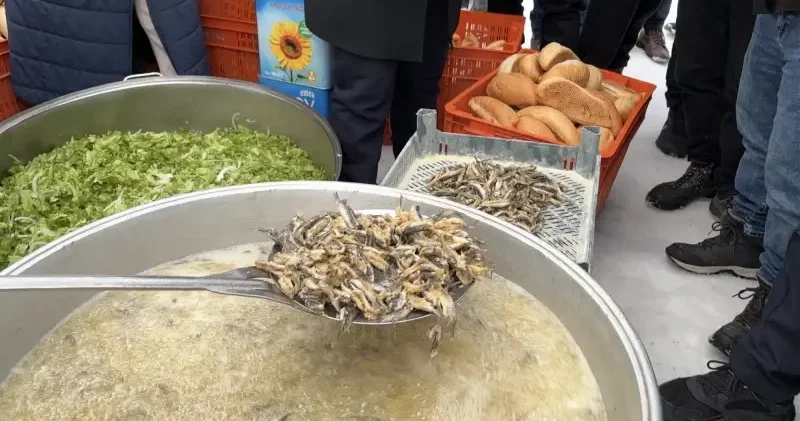 Samsun da festival: 1 ton hamsi ikram edildi Gündem Haberleri