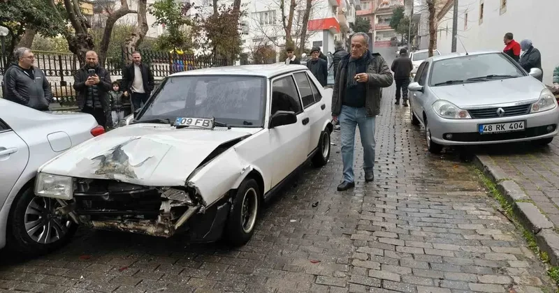 Aydın’da ilginç kaza, şoförün biri kaçtı, diğeri alkollü çıktı