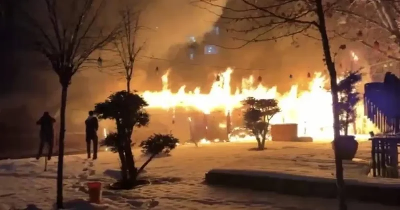 Diyarbakır’da kafede yangın paniği: Korkulan olmadı