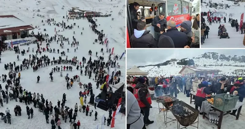 Zirvedeki coşkuya yoğun katılım: Keltepe Kayak Festivali renkli görüntülere sahne oldu Karabük Haberleri