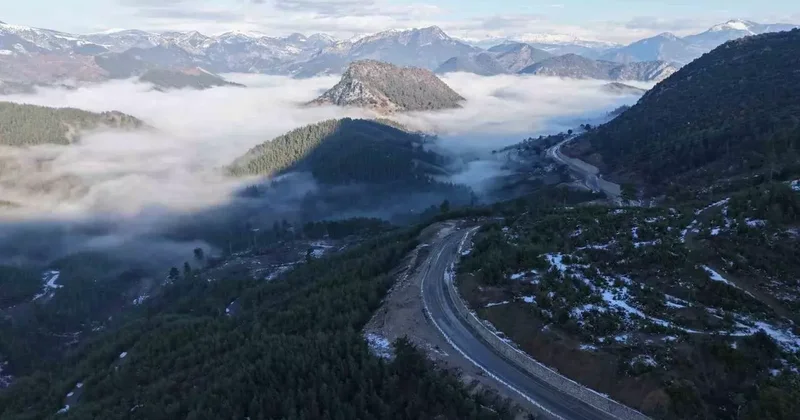 Mest eden sis manzarası böyle görüntülendi