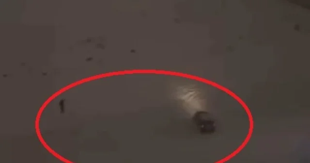 Karlı arazide otomobili ile drift yapan sürücü kamerada Diyarbakır Haberleri