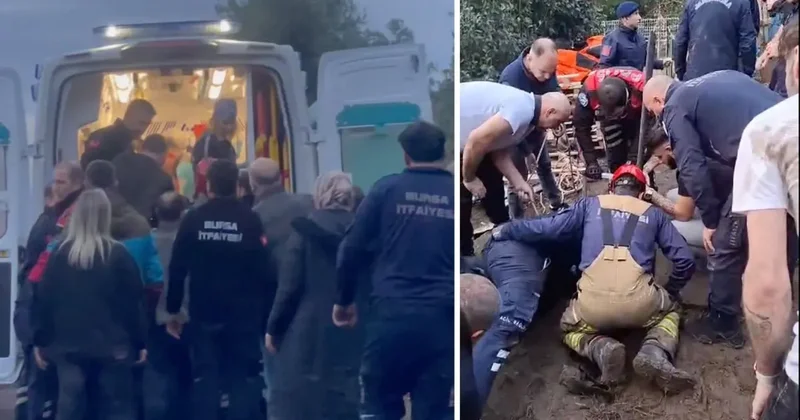 Bursa da su kuyusunu temizleyen baba ve oğlu metan gazından etkilendi