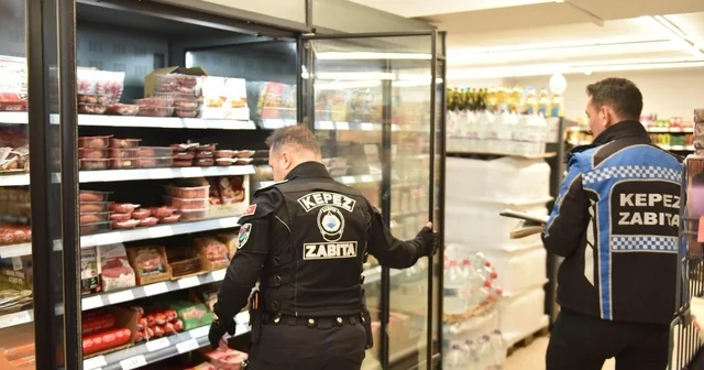 Marketlere zabıta denetimi Antalya Haberleri