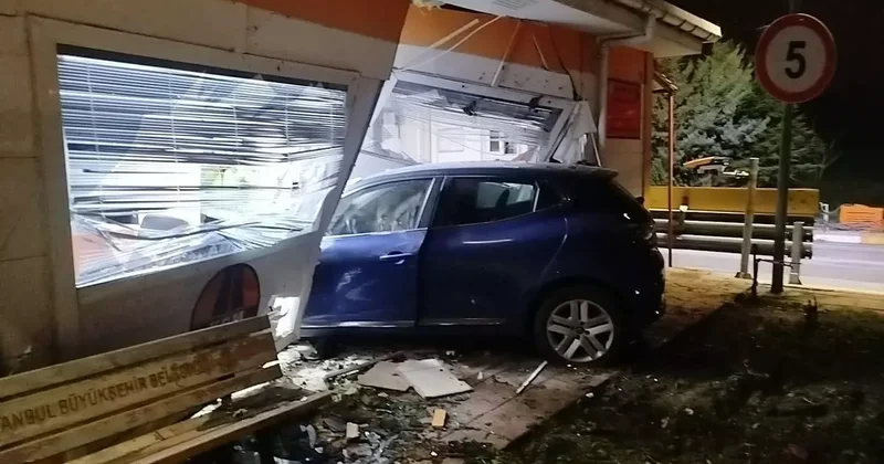 Silivri’de akollü sürücü kantar binasına çarptı: 1 ölü