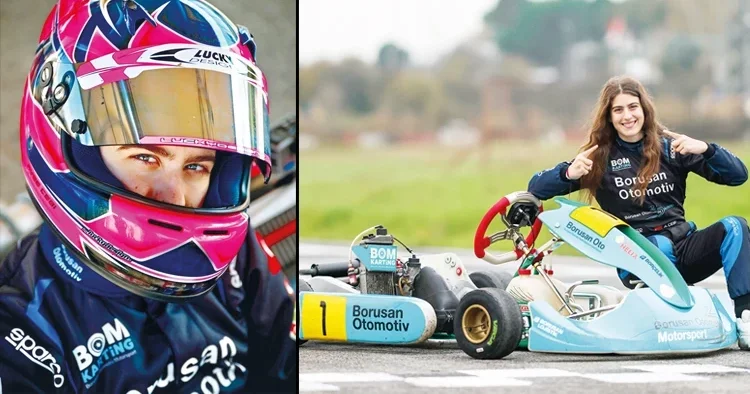 Rüzgârın kızı Ayşe pistlerin tozunu atıyor