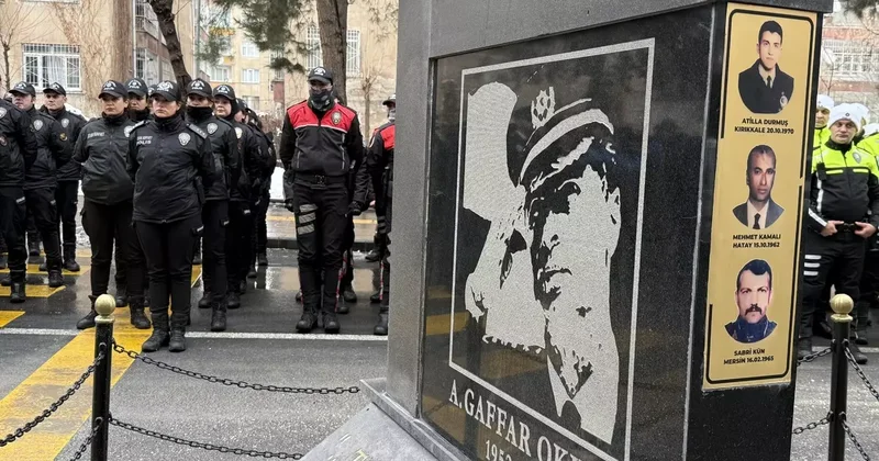 Emniyet Müdürü Ali Gaffar Okkan şehit edildiği yerde anıldı