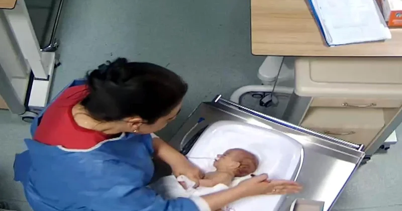 5 günlük bebeğe şiddet uygulayan hemşire teslim oldu