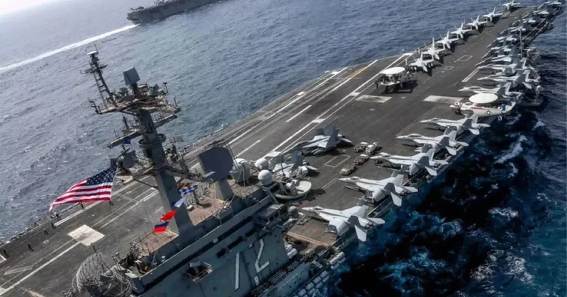 Savaş çanları çalıyor! Dev uçak gemisi bölgeye ulaştı, iptal haberleri art arda geldi