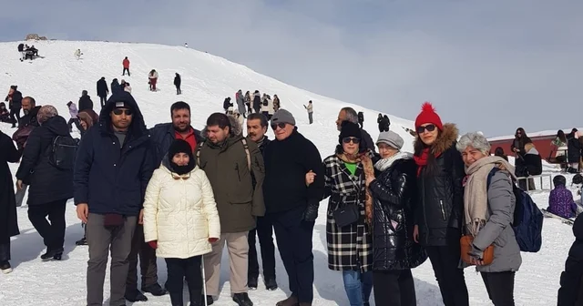 Görme engelliler Erciyes te kaynaştı Kırşehir Haberleri