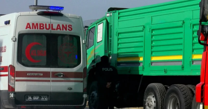 Tamir ettiği kamyonun şoför kabini üzerine düştü! Son dakika haberleri