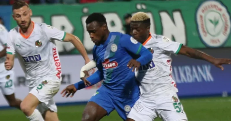 Rize de kazanan yok! 2 gol, 2 kırmızı kart Sözcü Gazetesi