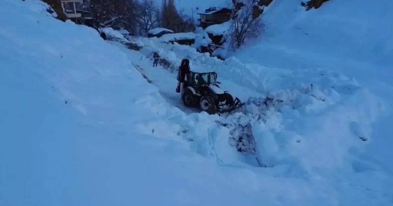 Şırnak’ta karla mücadele çalışmaları aralıksız sürüyor