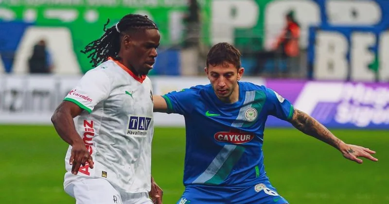 Çaykur Rizespor: 1 Alanyaspor: 1 MAÇ SONUCU Çaykur Rizespor Haberleri