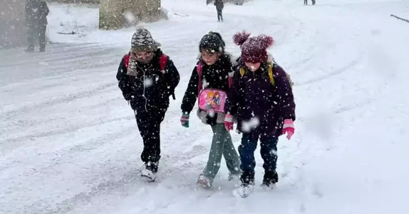 Son dakika: Bir ilimizde okullar 1 gün tatil edildi