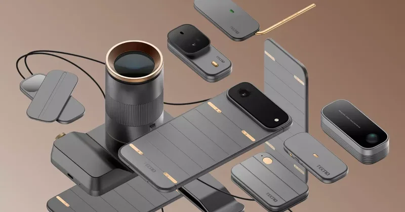 Tecno dan yapboz telefon! Modülerlik geri dönüyor