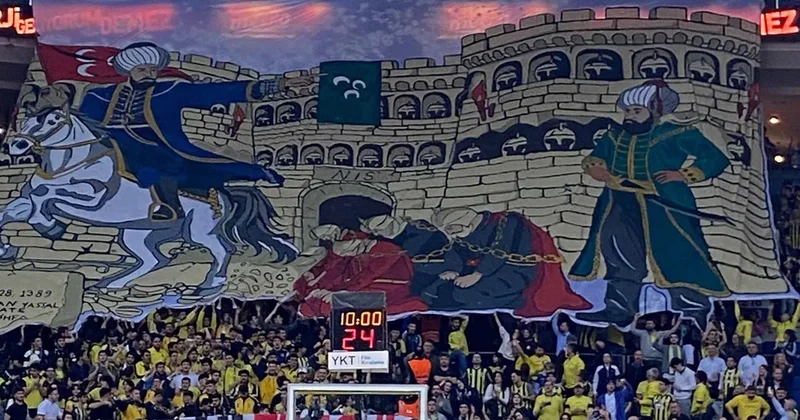 Fenerbahçe taraftarından Partizan’a cevap! ‘Hepiniz Türksünüz’