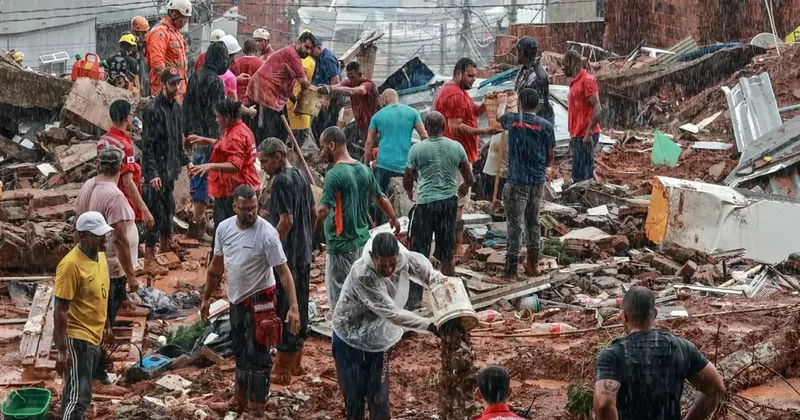 Brezilya da şiddetli yağışların yol açtığı sellerde 23 kişi hayatını kaybetti