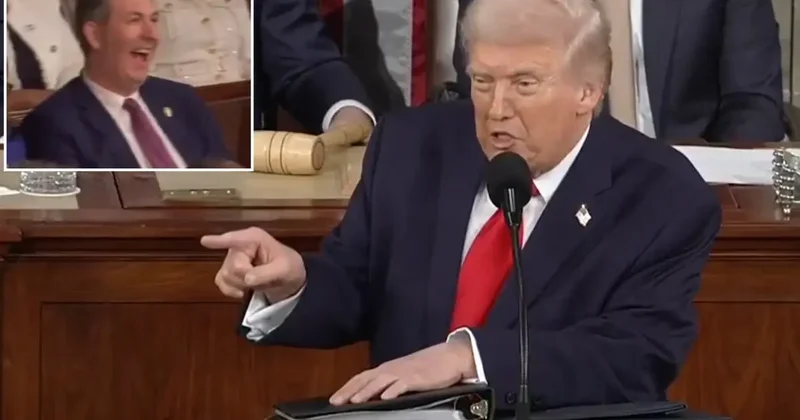 Trump parmağıyla gösterip hedef aldı: Bu insanlar deli, gerçekten deli