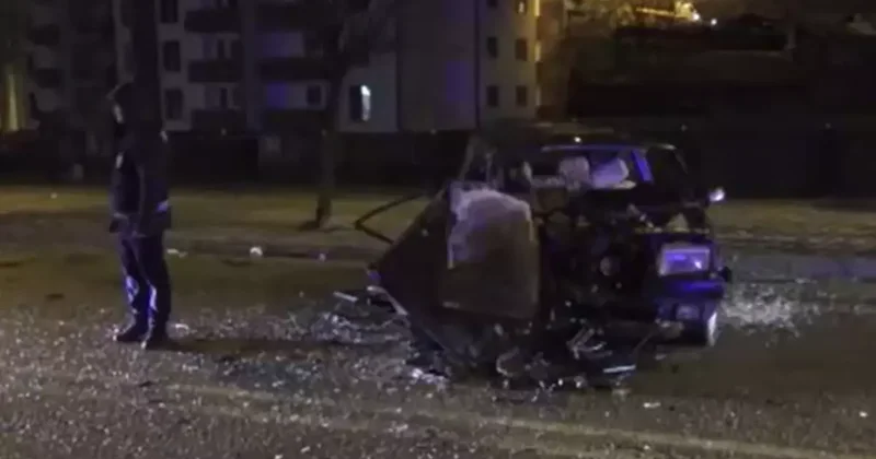 Gümüşhane de iftara dakikalar kala feci kaza: 1 ölü, 3 yaralı