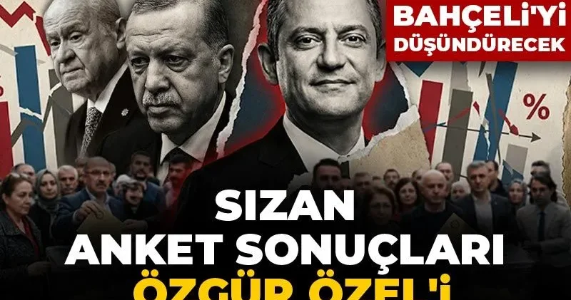 Sızan anket sonuçları Özgür Özel i doğruladı: Erdoğan ı kızdıracak Bahçeli yi düşündürecek