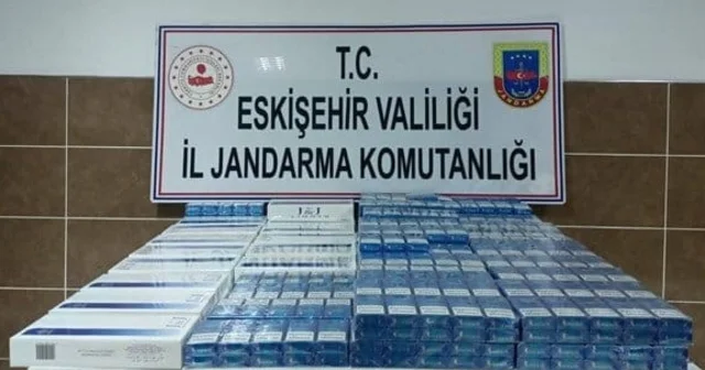 Jandarma 694 paket kaçak sigara ele geçirildi Eskişehir Haberleri