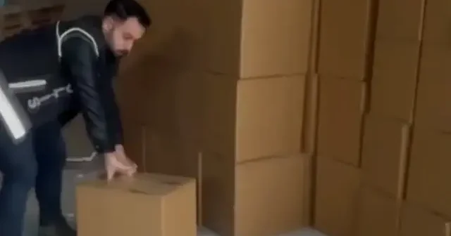 Piyasa değeri dudak uçuklattı: 66 milyon adet kaçak makaron ele geçirildi VİDEO İZLE