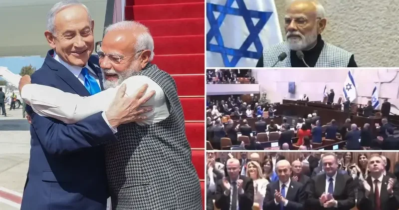 Netanyahu ile Modi Osmanlı yı hedef alıp birbirlerini övdü: Hindistan Başbakanı nı ayakta alkışladılar Dünya Haberleri