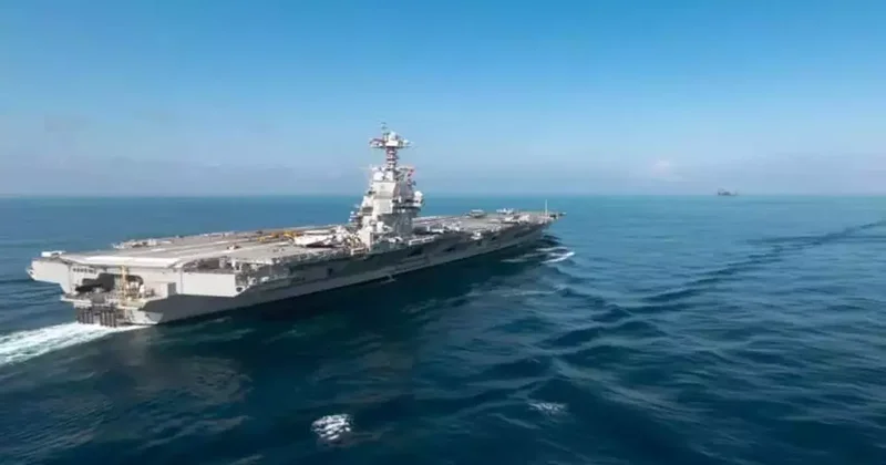 ABD nin İran a gönderdiği USS Gerald R. Ford da tuvalet krizi