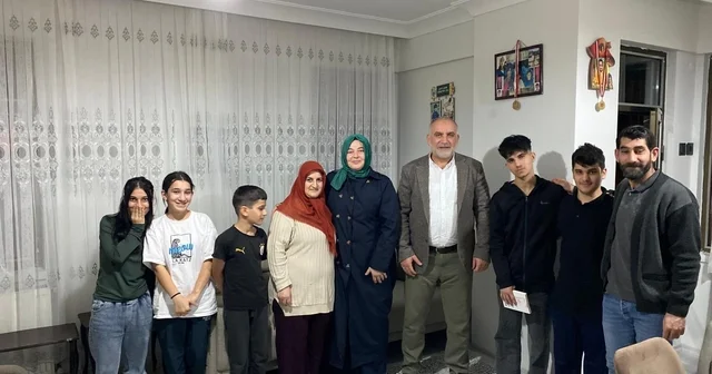 Başkan Sandıkçı dan çat kapı iftar Samsun Haberleri