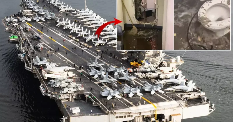 Trump ın İran saldırısı için gönderdiği gemide tuvalet skandalı! Personel canından bezdi